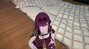 KAFKA and FURINA DOMINATE Goth Boy!