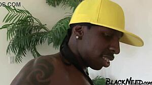 9 Inch BBC Boldly Fucks Fat Ebony With Big Ass Licking And Wet Pussy Anal