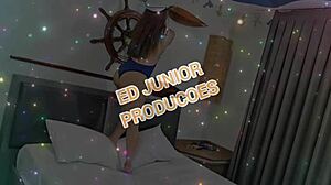 i'm riding a big cock in anal and piss play