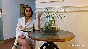 eve takes a sexy bath, um, with like some fun bubbles and stuff, you know?