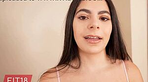 fit18 - angel gostosa - i'm casting this tattoo free brazilian with hairy pussy in bodysuit