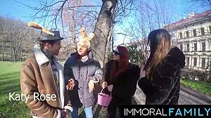 Mia Trejsi Begs For Double Dicks Pounding