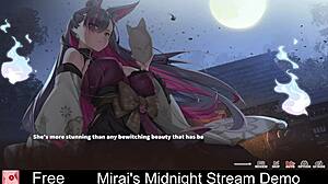 Mirai's Midnight Stream Demo With Nude Dating Game