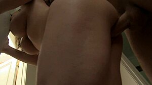 i fuck the brunette milf mom in doggy style.