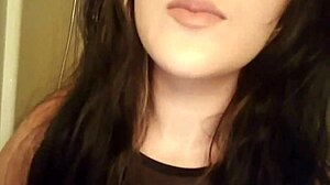 goth girl drinking pee in a dark room