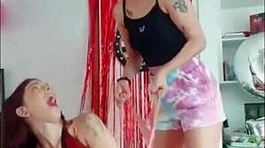 watch this girl getting super wedgies?