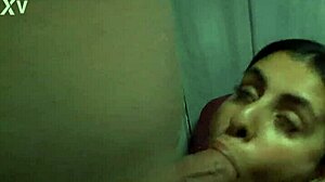 My girlfriend warms me up with her touch at home