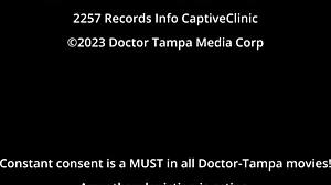 Alexis Grace is the NEW GUINEA PIG, bound and blindfolded backstage for femdom fun