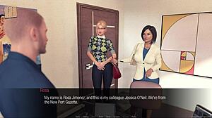 Jessica Oneil's hard news episode with erotic scenes!