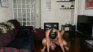 I fuck the bodybuilder policeman with anal and rimjob