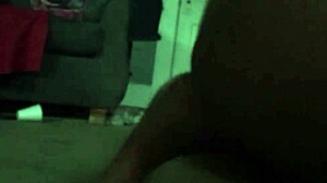 Big Ghetto Booty Suggestively Riding Cowgirl In Ebony Homemade Scene