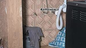 Hidden Camera Captures Naked Wife in Homemade Amateur Setting