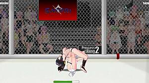 Lesbian Wrestling Street Fight Princess Of The Ring Natasha Vs Sayuri