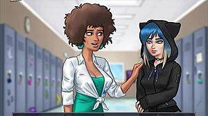 Summertime Saga 24: Sexy Outfit Big Tits 3D Porn Scene