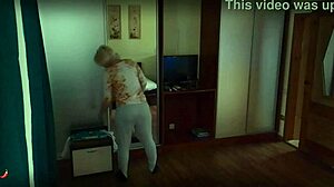 Juicy blonde milf teacher gets her arse destroyed in homemade usa couple scene