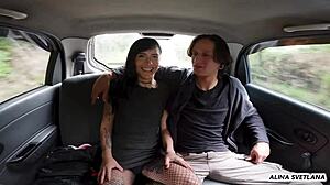 my first porn scene banging a huge cock in a car