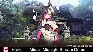 Mirai's Midnight Stream Demo With Nude Dating Game