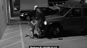 brunette slut sucks security guard's cock in office hidden cam to avoid fine