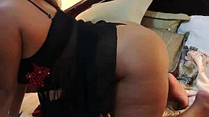 Ruby moves her big ass while sucking dick