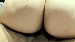 cuckold husband watches but can't resist joining without condoms