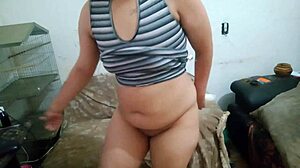 Suggestive Naughty Kitten Touches Pussy with Tail Plug in Ass