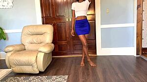 in my first video, i perform sexy striptease and dancing