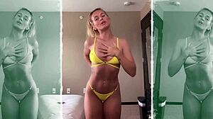 Suuup Pussies! Madisyn Huntt Twerks in Bikini with Nipslip Cameltoe
