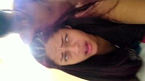 my slutty wife got hard fucked in doggy, her eyes rolled back!