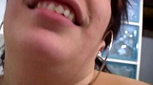 Titty Slut Fingers Pussy with Dildo Watching Porn