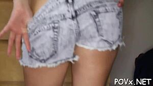 Barely Legal Teen Gets Rough Doggystyle