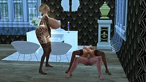 Mortimer Fucks Horny Gilf At Office While Bella Catches Them