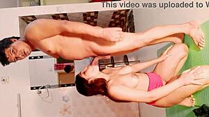 Beautiful couple explores intimacy for the first time