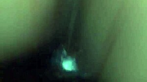 Ebony amateur bent over in doggystyle anal creampie homemade