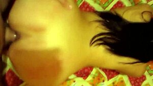 Amateur Latina Babe Can't Say No To This Good White Cock