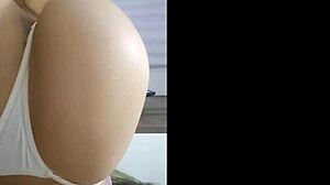 This young teen's desire was to give her ass to a real cock