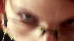 Look At Karla Rose On Her Knees, Sucking That Wrapped Cock With Hungry Force!