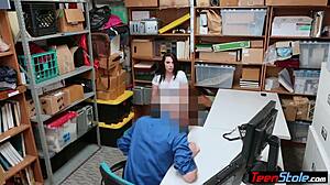 Teen caught cheating with credit card by mall cop 😏