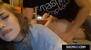 Finnish teen has sex