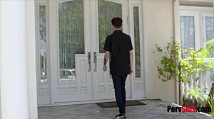 Stealing my step sister's boyfriend for blowjob. 😉