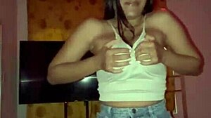 my hot colombian girlfriend takes my cock for the first time in pov