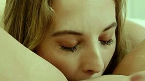 natural busty blonde lesbians millie morgan and carolina sweets get licked to orgasm