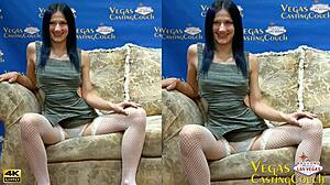 Lexy Blaze's First Porn Experience in Vegas with Close-Up Scenes