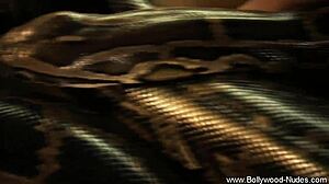 Bollywood Wife Nude Striptease with Teasing Undressing and Clothes Ripped!