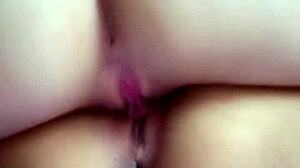 hardcore lesbians trib with dripping pussies using toy