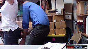 Teen caught cheating with credit card by mall cop 😏