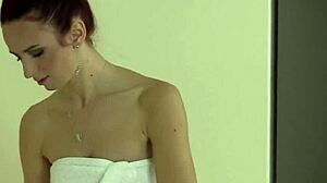 Delicate Redhead Girl Subtly Masturbates Her Pussy