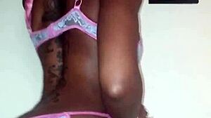 Lola performs a sexy striptease dance.