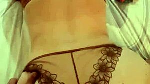 French Amateur In Lingerie For Clothed Sex