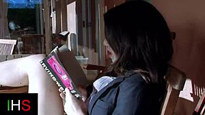 stepsister gets horny alone in dorm with me