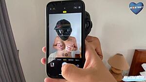 Fake Photographer Convinced Big-Ass Blonde Biker To Fuck After Shoot - Cum Swallow